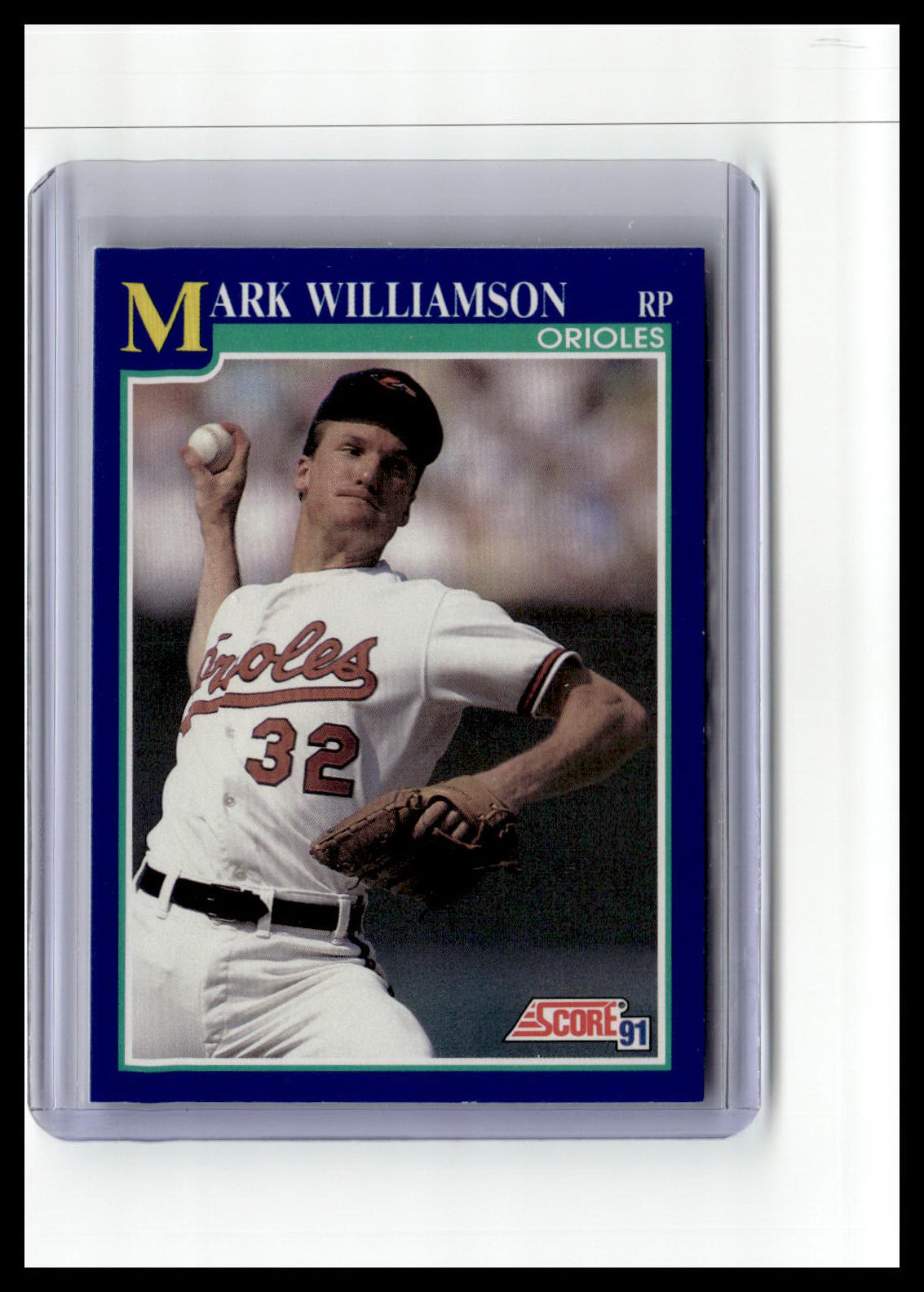 1991 Score #498 Mark Williamson