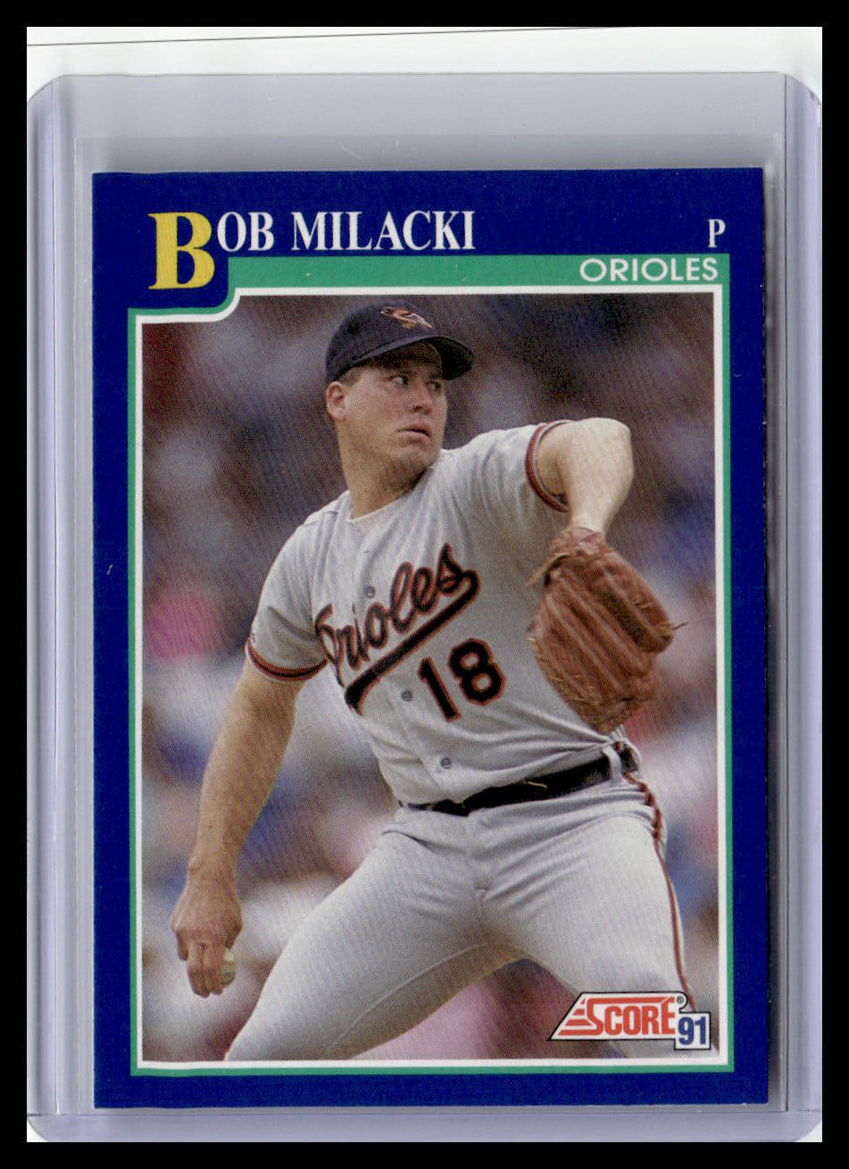 1991 Score #512 Bob Milacki