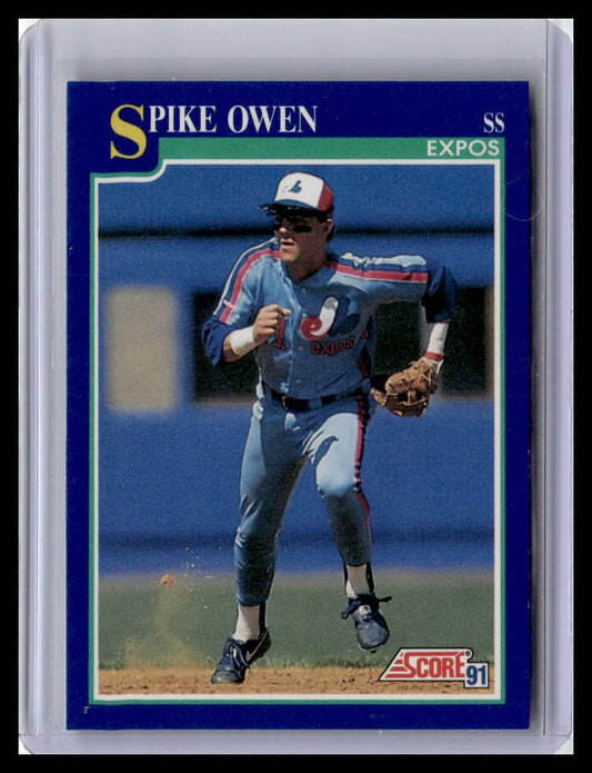 1991 Score #452 Spike Owen
