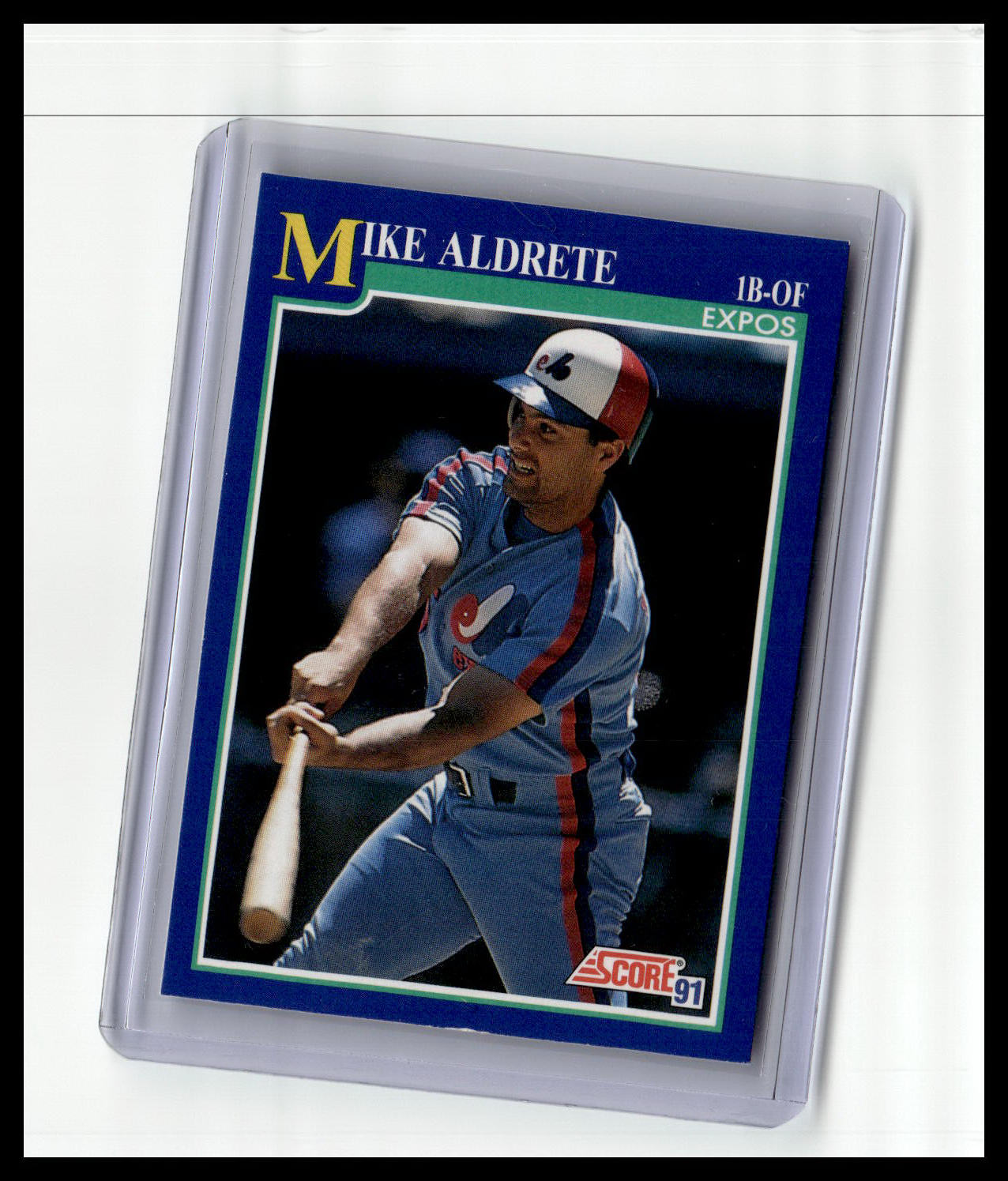 1991 Score #447 Mike Aldrete
