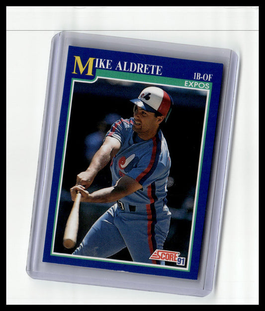 1991 Score #447 Mike Aldrete