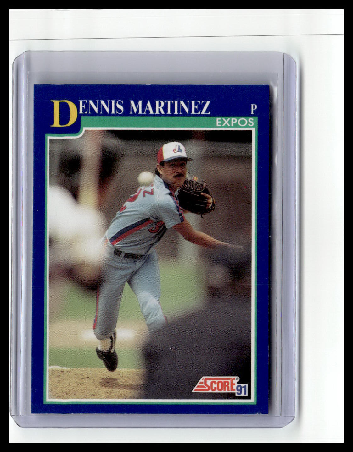1991 Score #454 Dennis Martinez