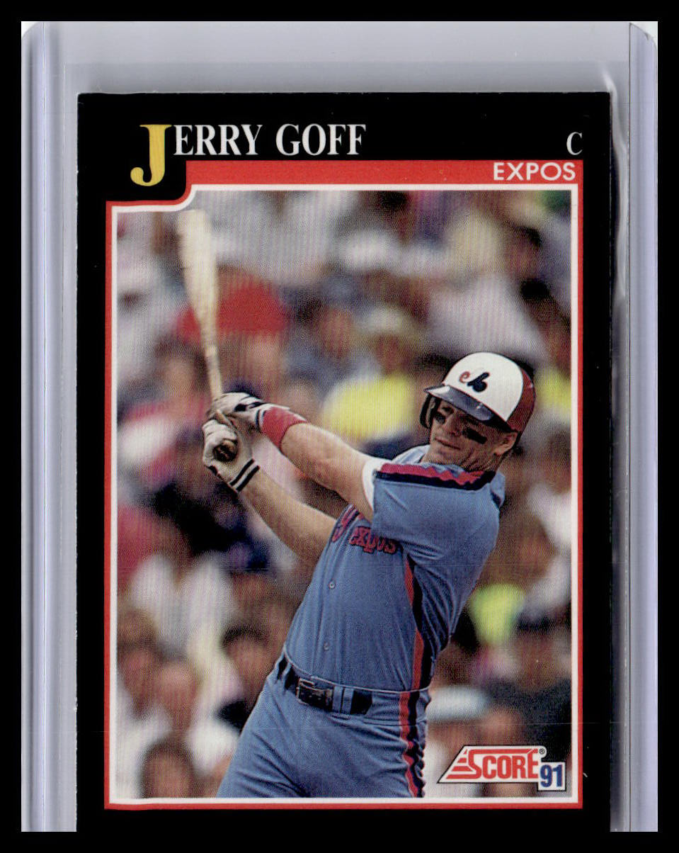 1991 Score #834 Jerry Goff