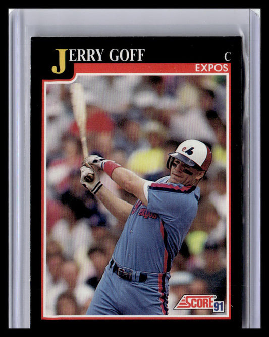 1991 Score #834 Jerry Goff