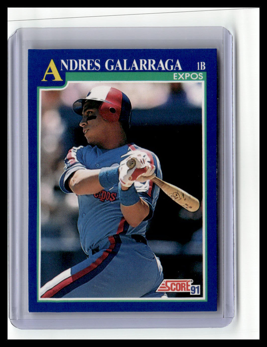 1991 Score #443 Andres Galarraga