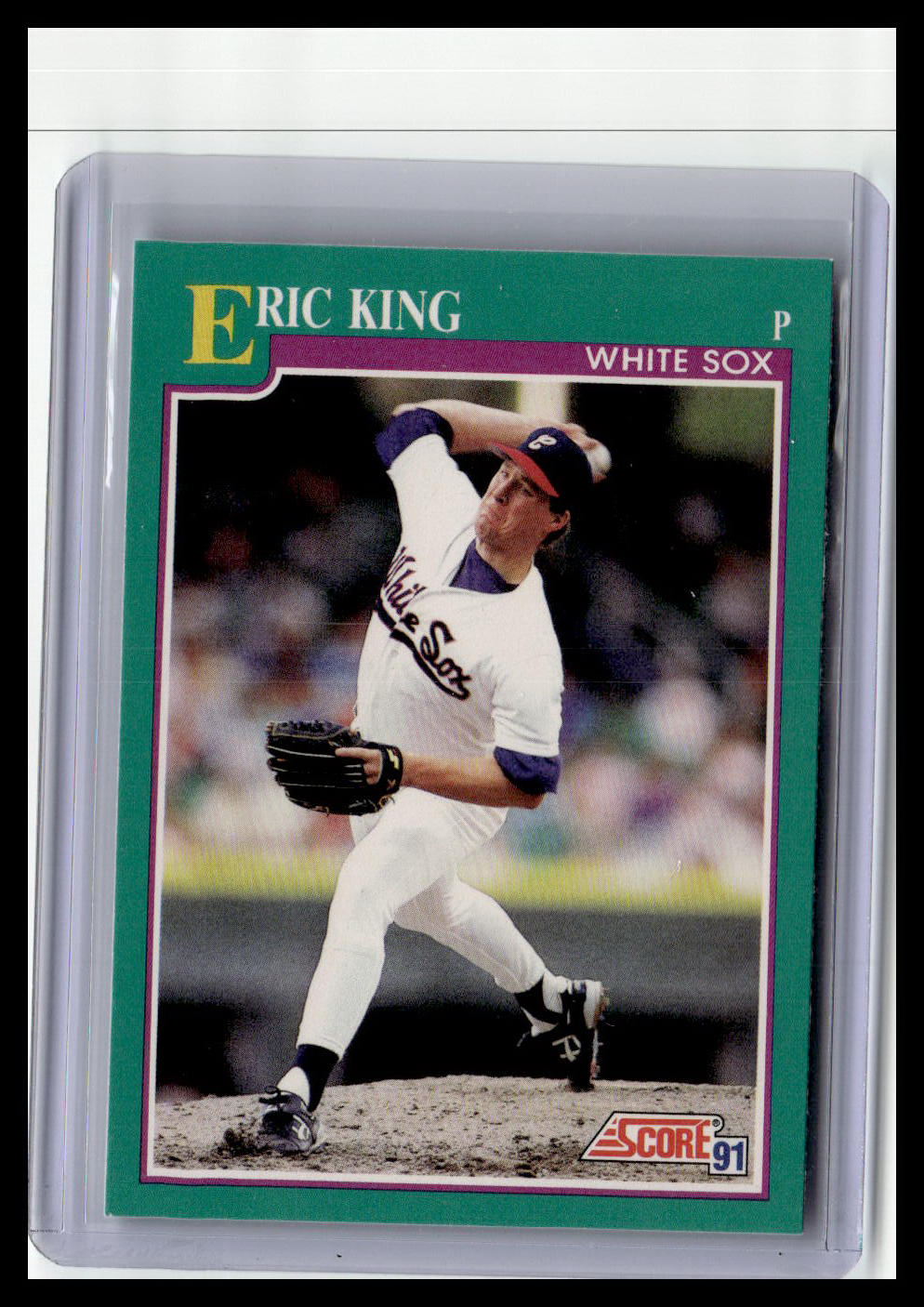 1991 Score #124 Eric King Promos