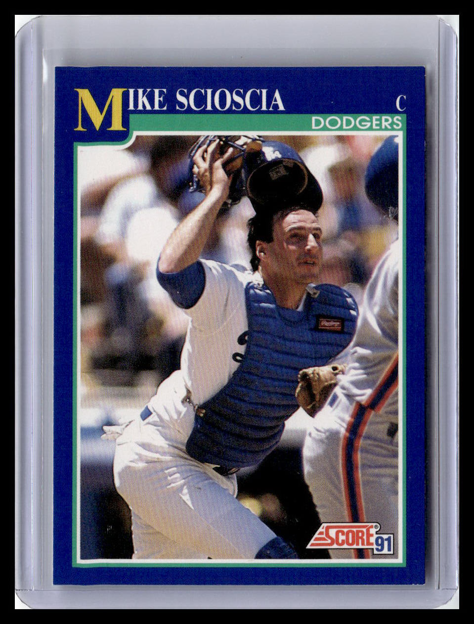 1991 Score #520 Mike Scioscia