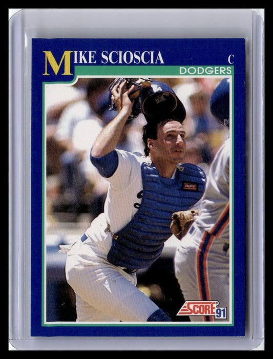 1991 Score #520 Mike Scioscia