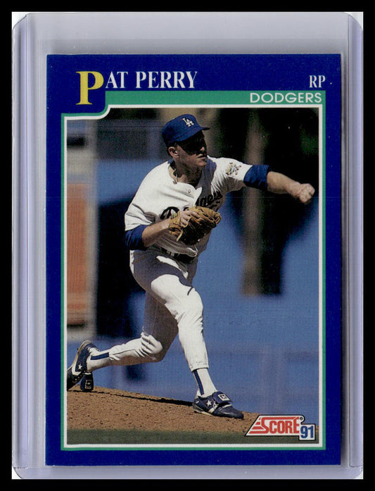 1991 Score #527 Pat Perry