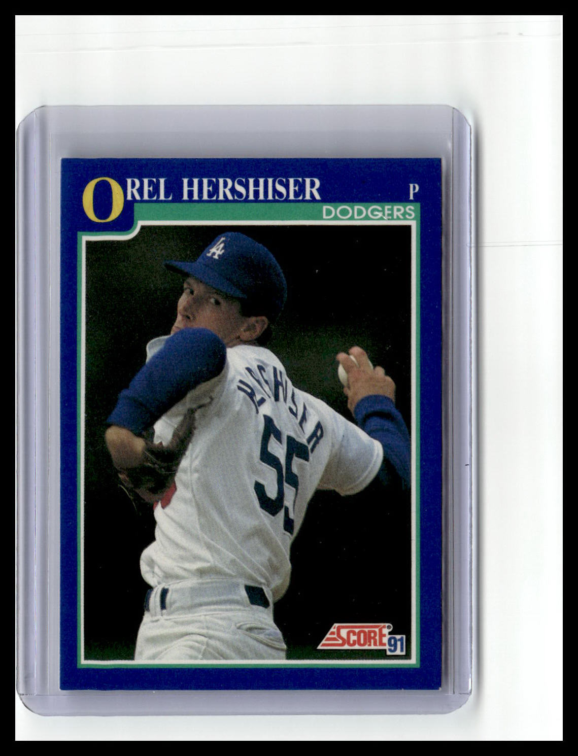 1991 Score #550 Orel Hershiser