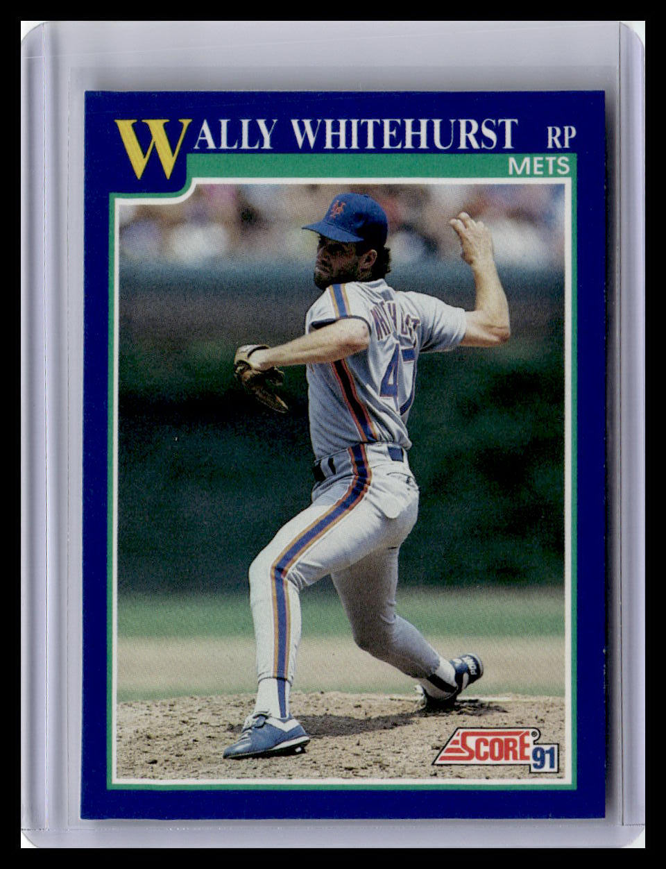 1991 Score #529 Wally Whitehurst