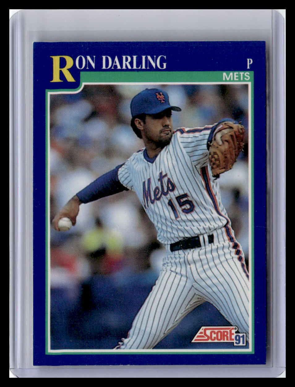 1991 Score #456 Ron Darling