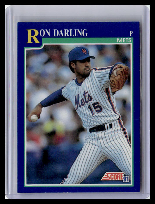 1991 Score #456 Ron Darling