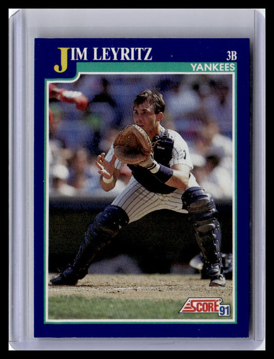 1991 Score #65 Jim Leyritz