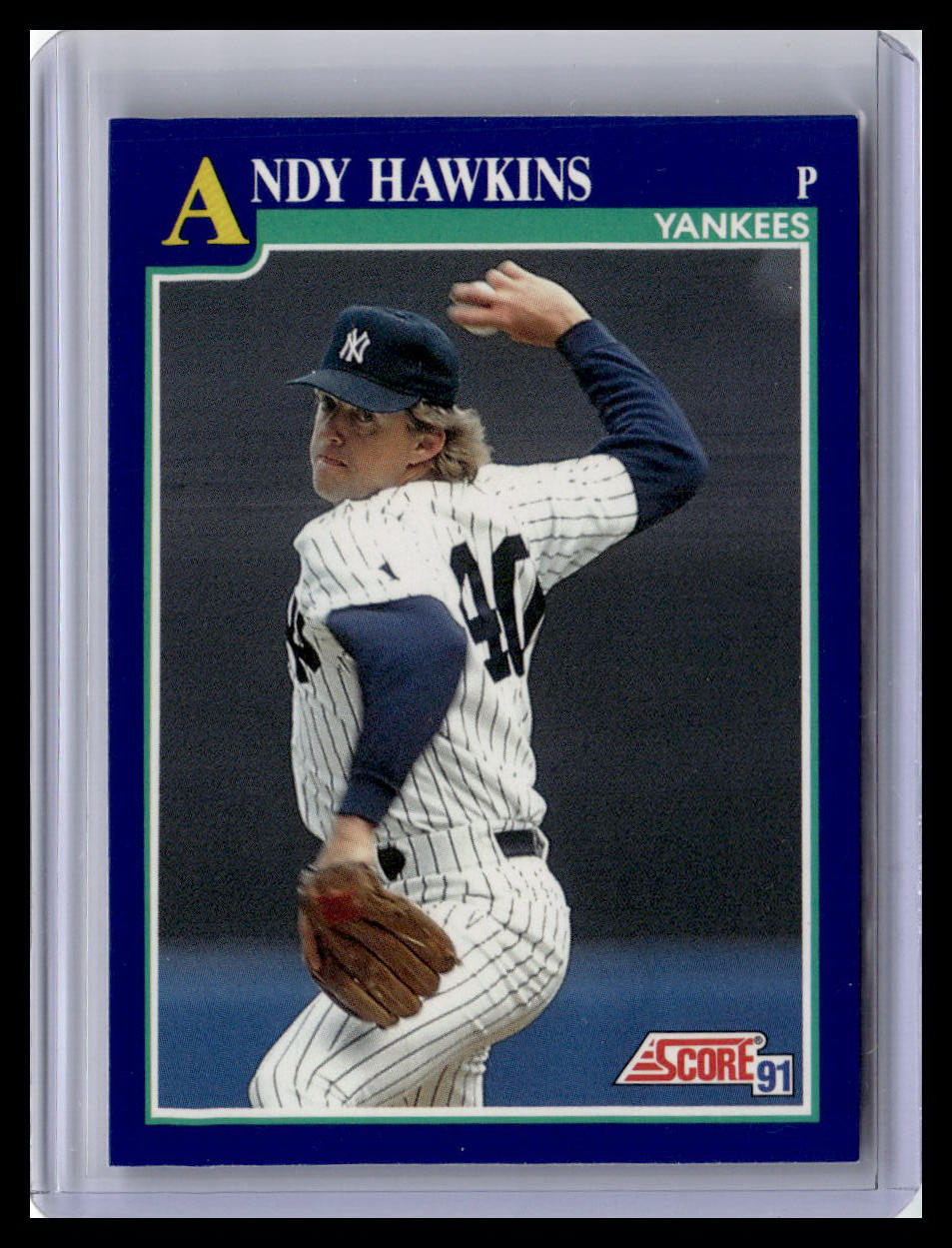 1991 Score #47 Andy Hawkins