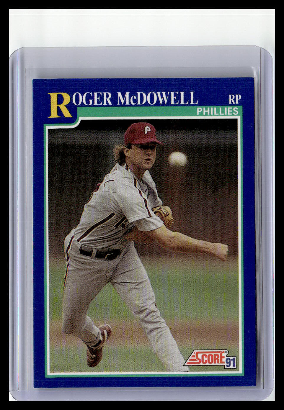 1991 Score #537 Roger McDowell