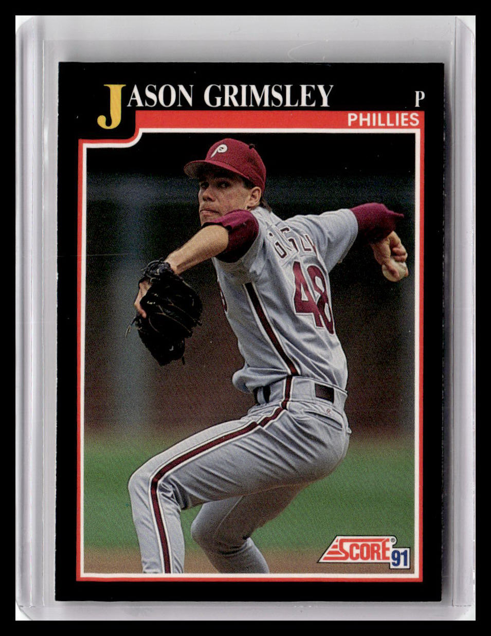 1991 Score #818 Jason Grimsley