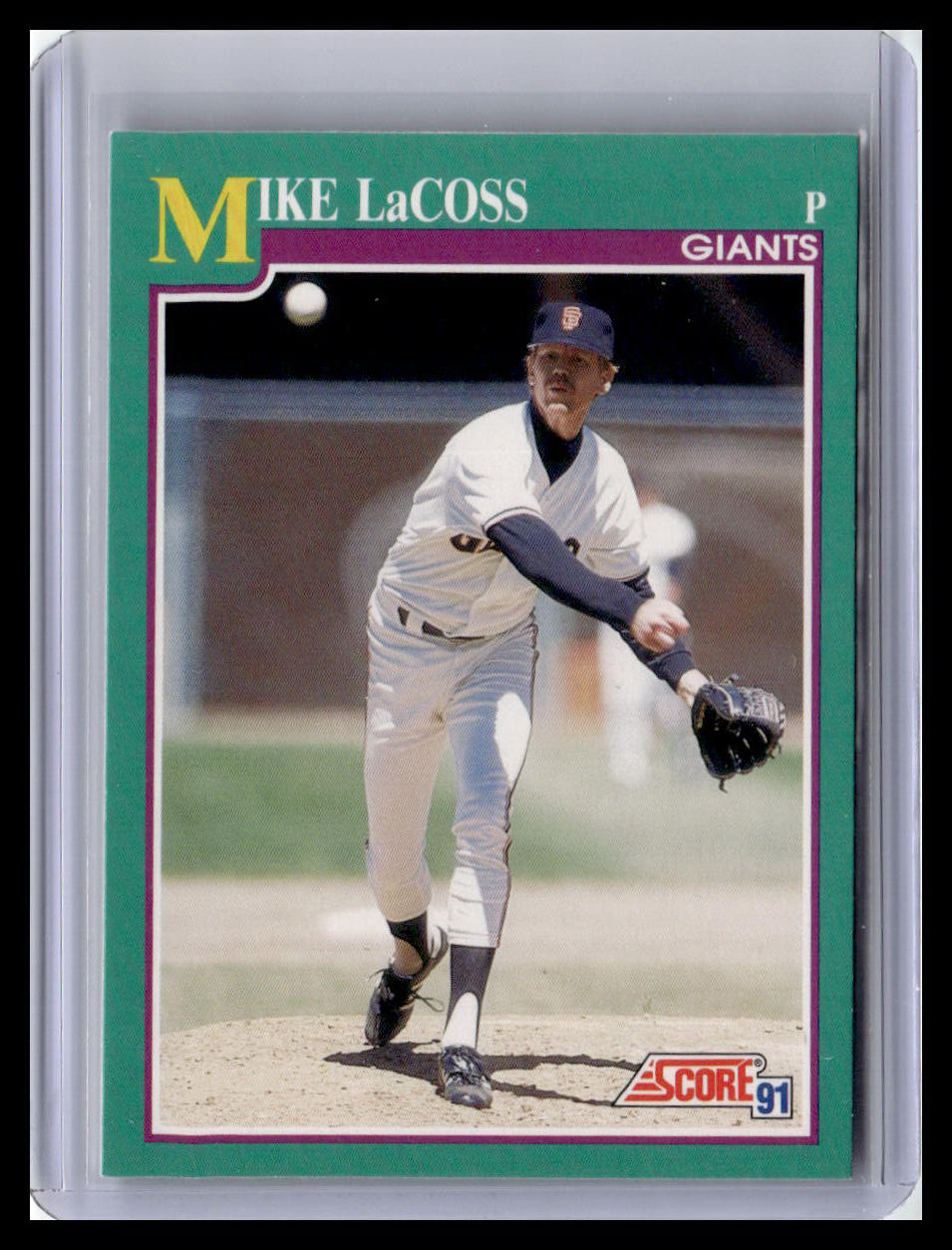 1991 Score #652 Mike LaCoss