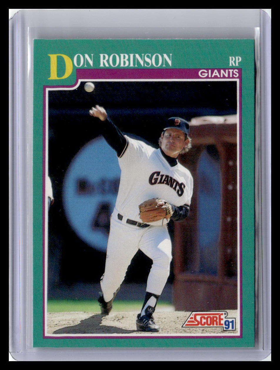 1991 Score #639 Don Robinson