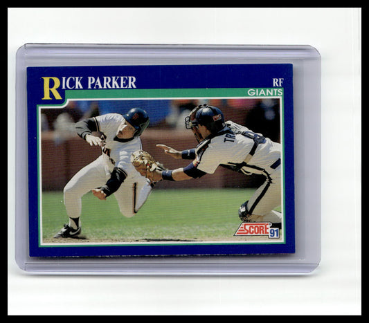 1991 Score #58 Rick Parker