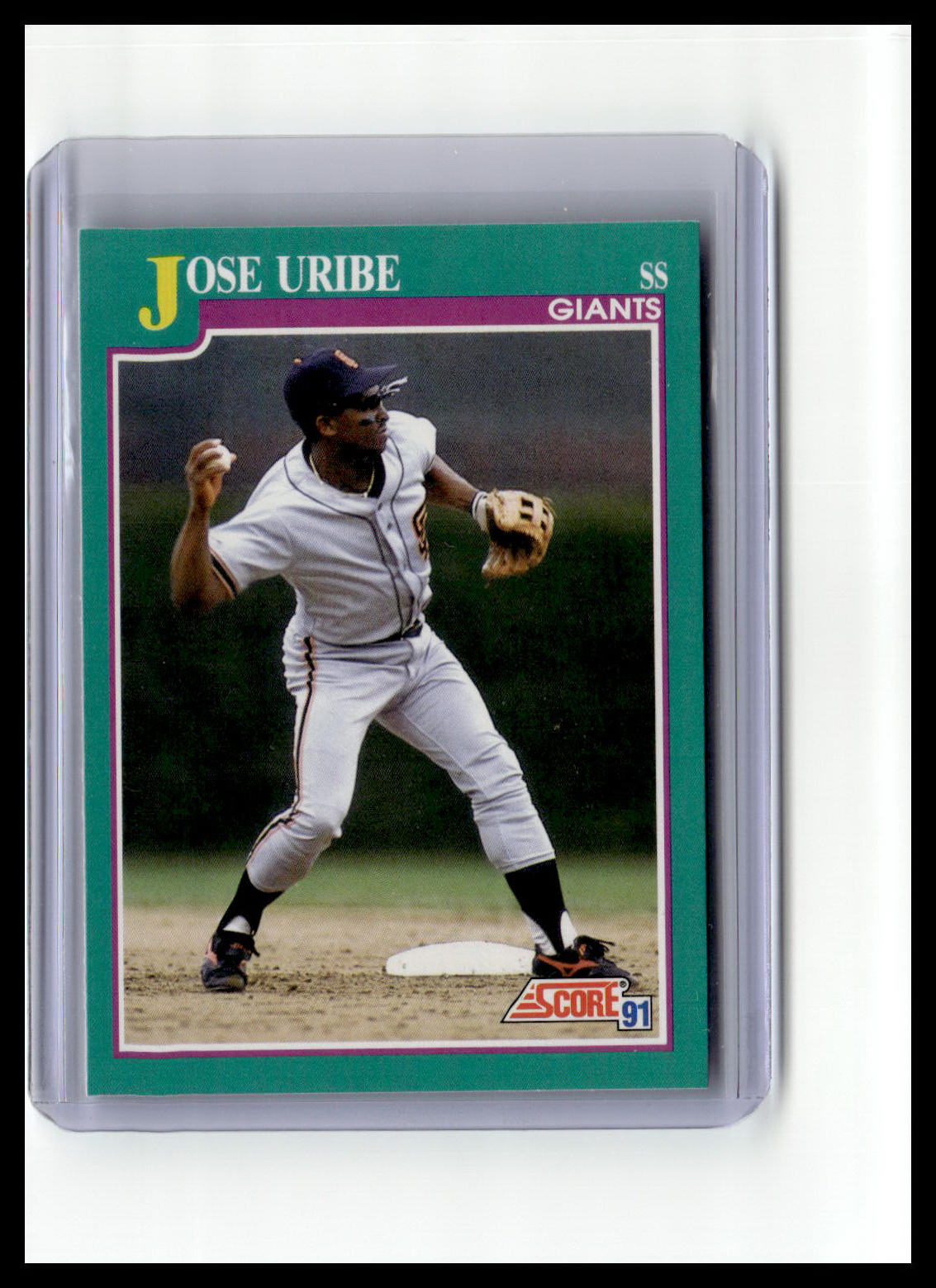 1991 Score #628 Jose Uribe