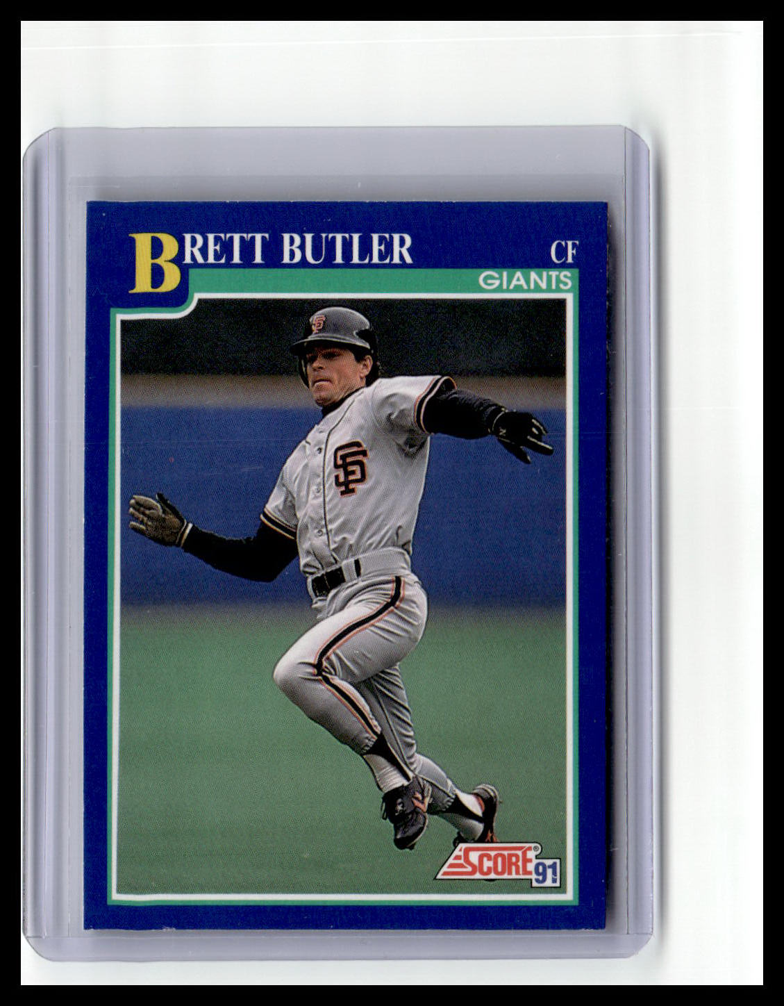 1991 Score #455 Brett Butler