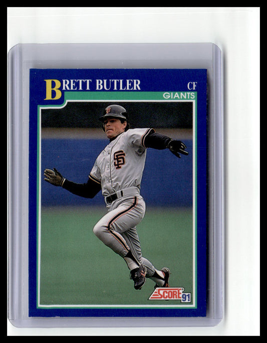 1991 Score #455 Brett Butler