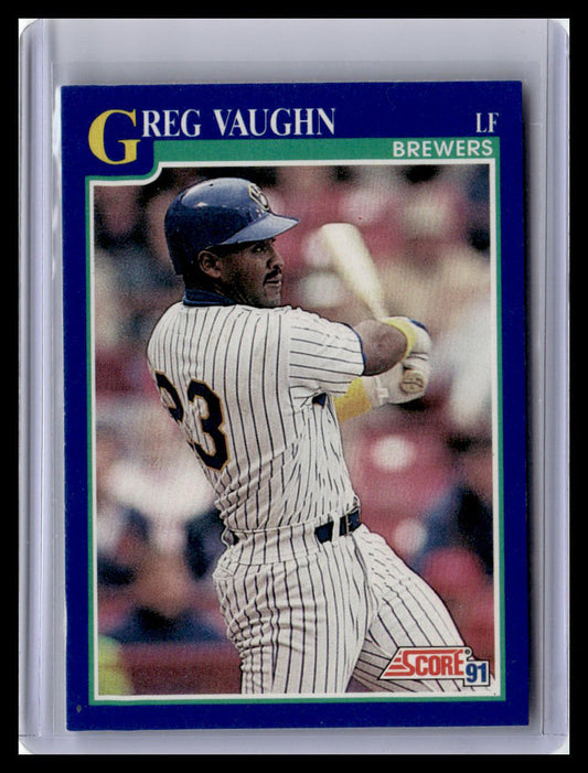 1991 Score #528 Greg Vaughn