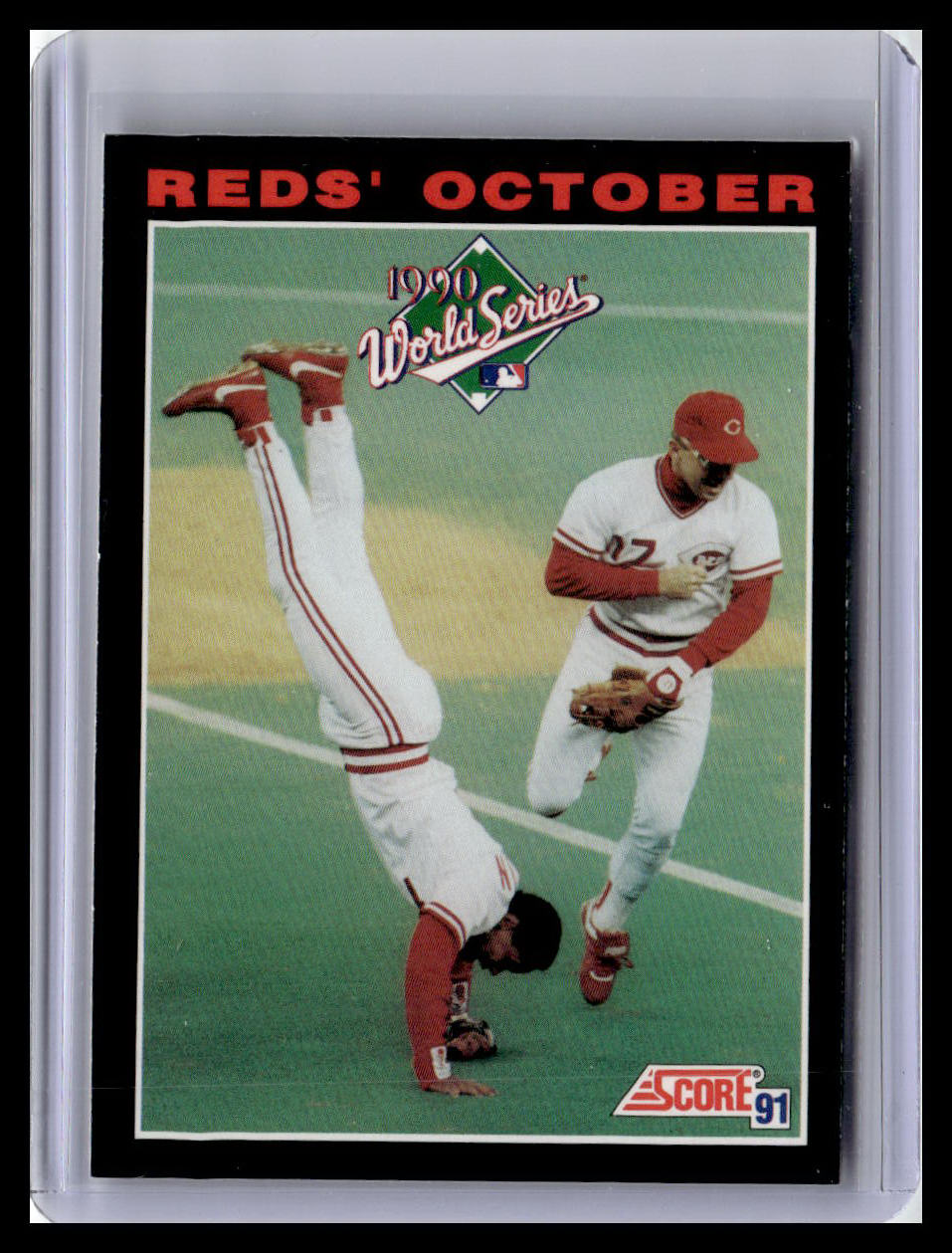 1991 Score #795 Barry Larkin / Chris Sabo WS