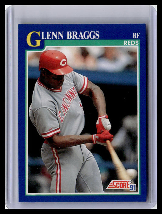 1991 Score #18 Glenn Braggs