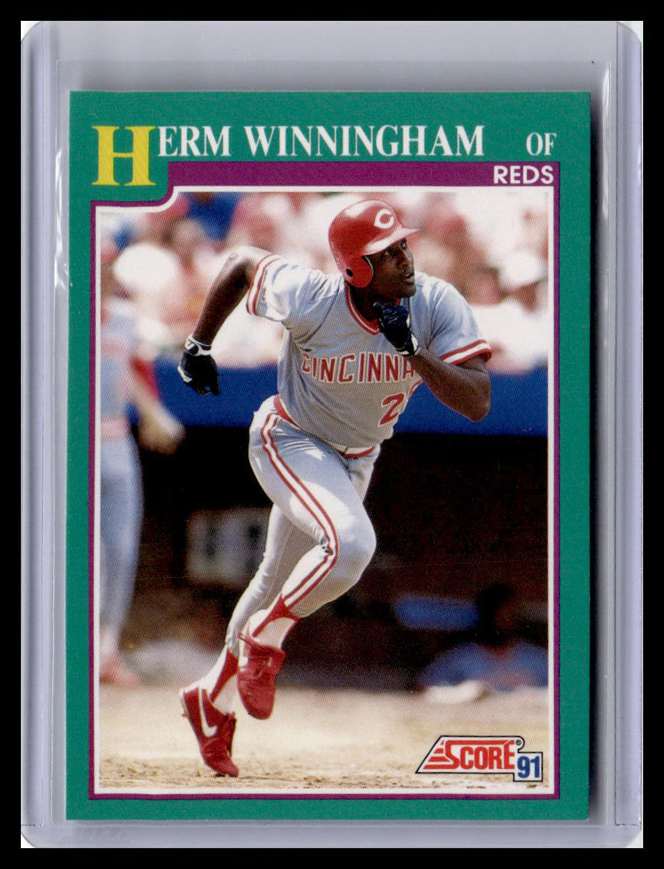 1991 Score #656 Herm Winningham