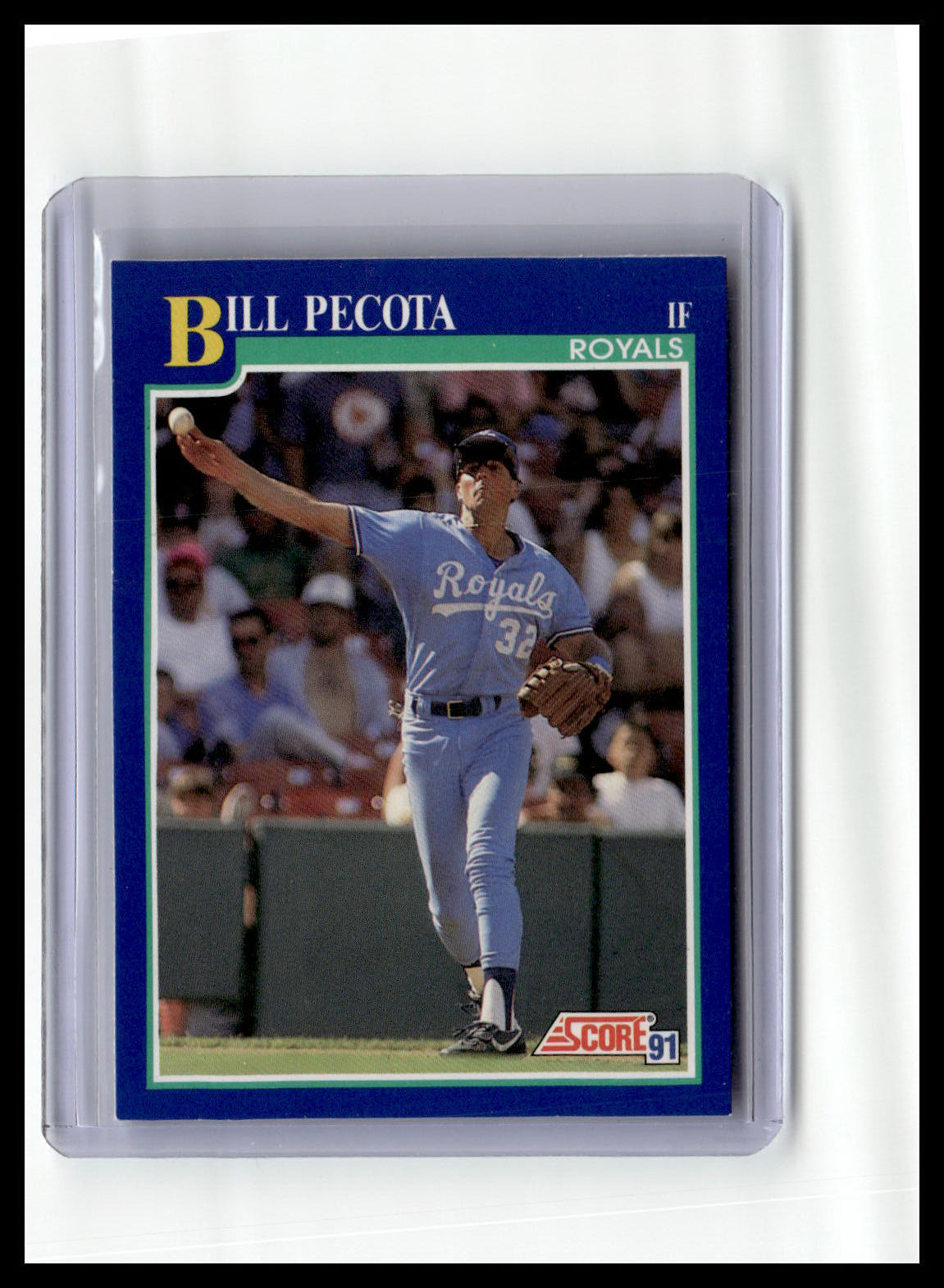 1991 Score #513 Bill Pecota