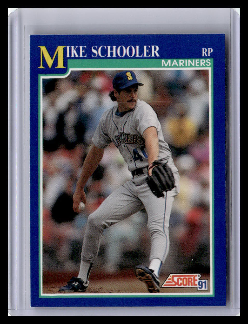 1991 Score #489 Mike Schooler