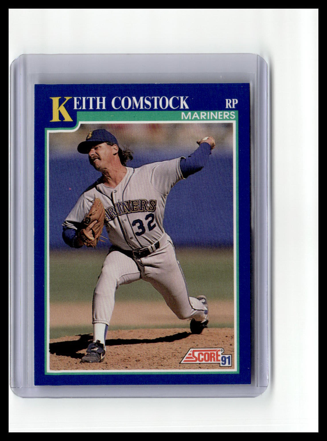1991 Score #502 Keith Comstock