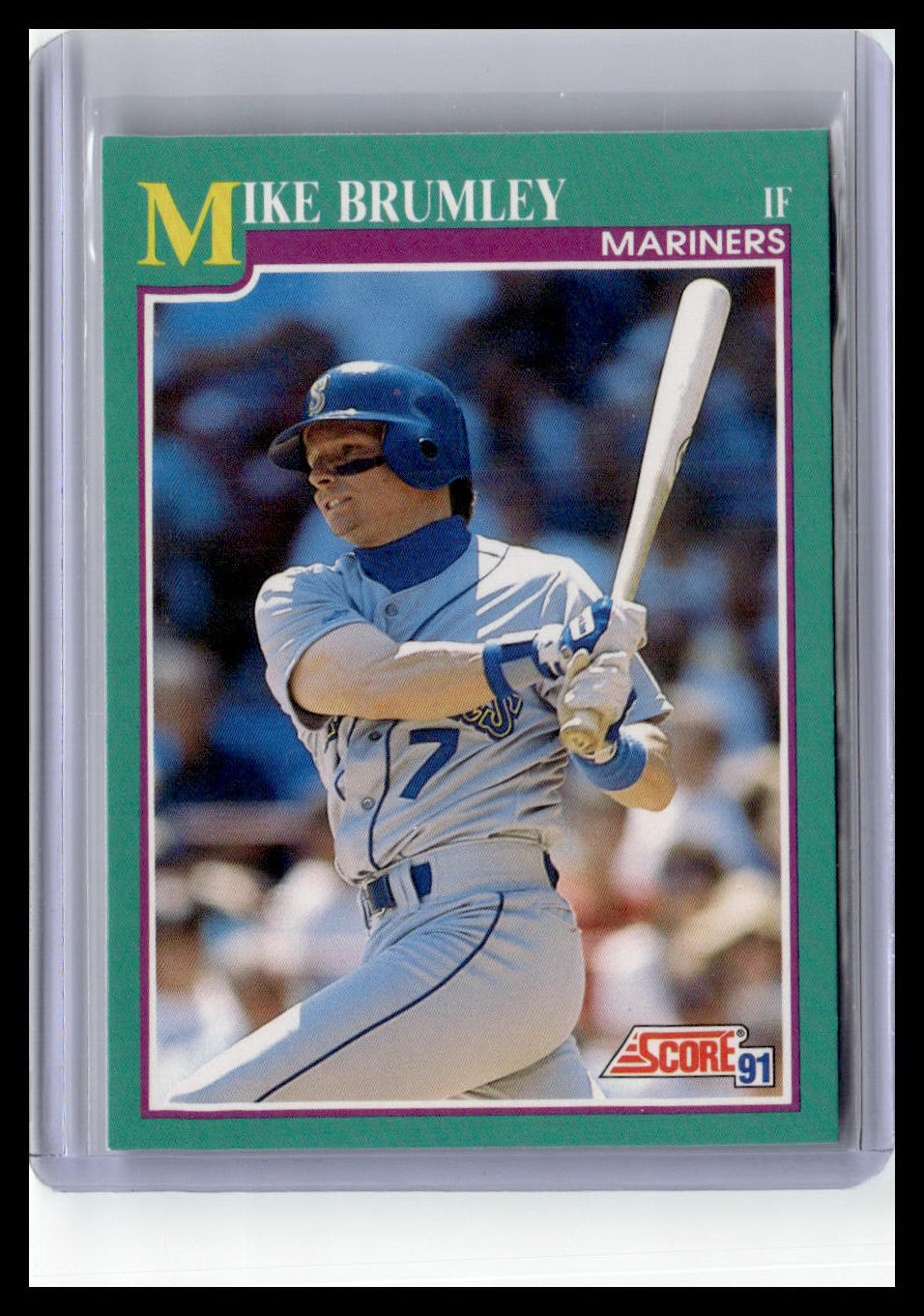1991 Score #624 Mike Brumley