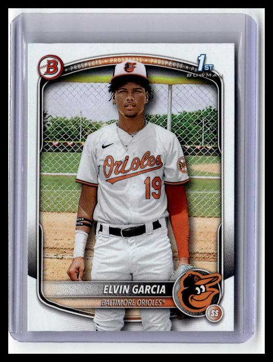 2025 Bowman #BP-124 Elvin Garcia Prospects