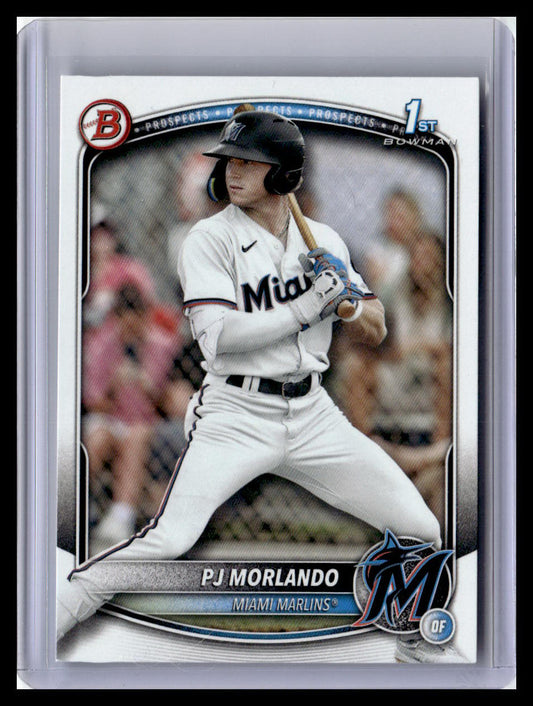 2025 Bowman #BP-91 PJ Morlando Prospects Purple Pattern #/199