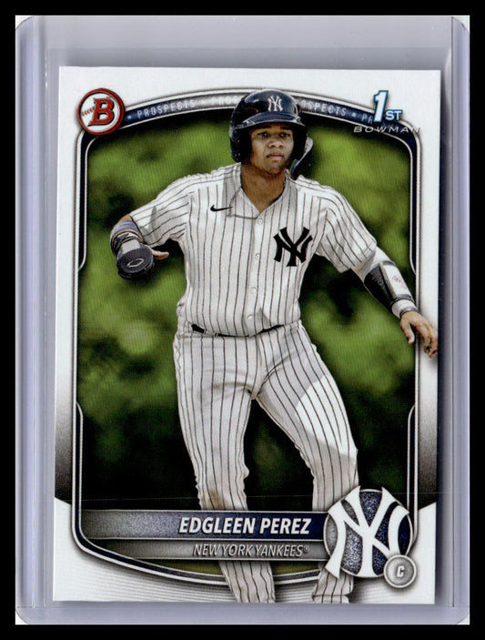2025 Bowman #BP-80 Edgleen Perez Prospects