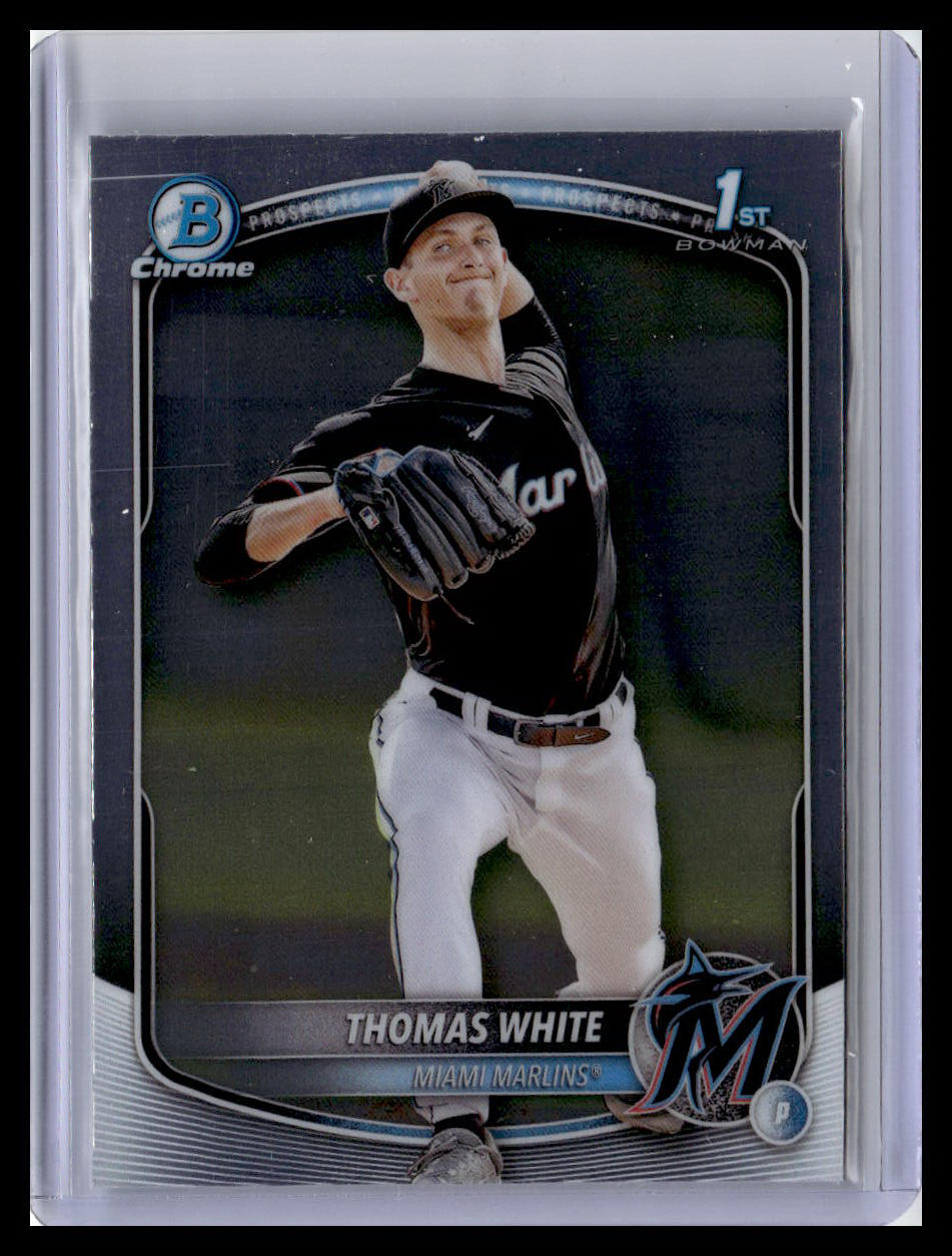 2025 Bowman #BCP-69 Thomas White Chrome Prospects