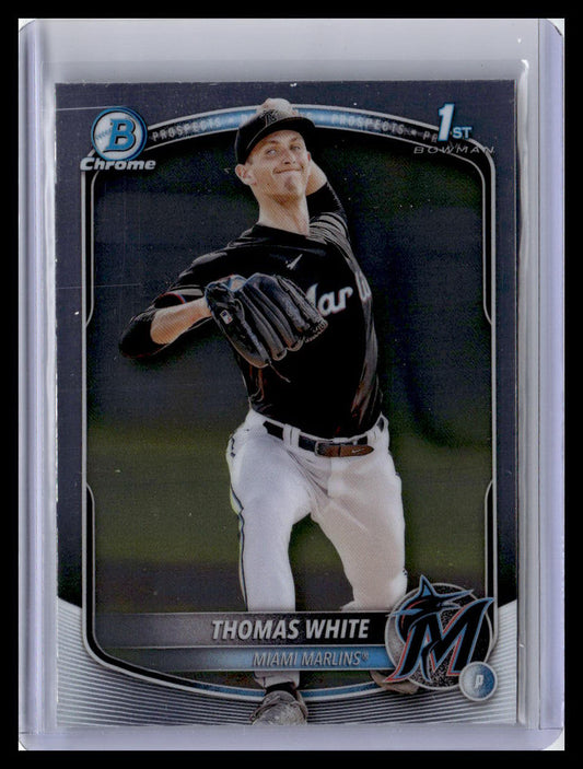 2025 Bowman #BCP-69 Thomas White Chrome Prospects