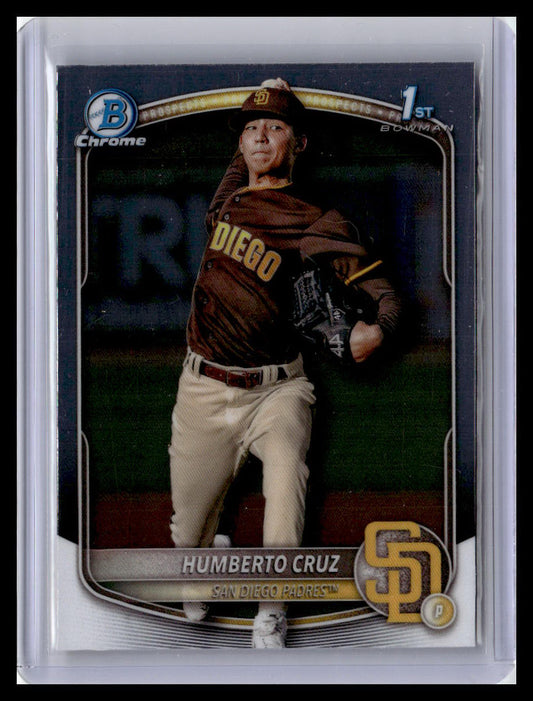 2025 Bowman #BCP-96 Humberto Cruz Chrome Prospects