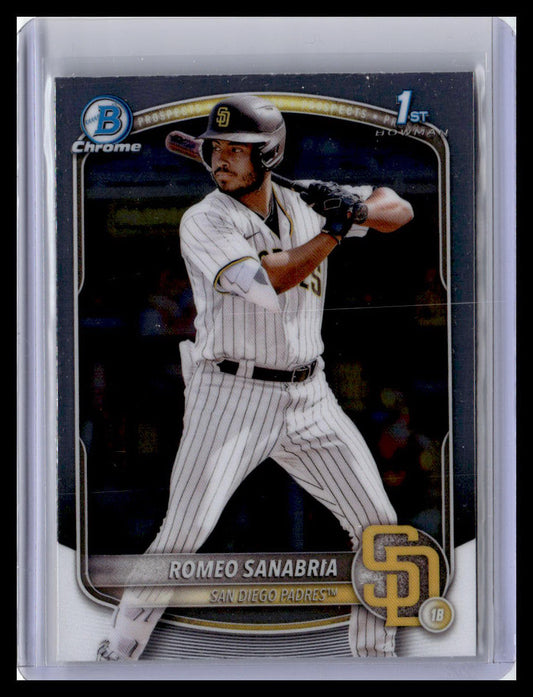 2025 Bowman #BCP-3 Romeo Sanabria Chrome Prospects