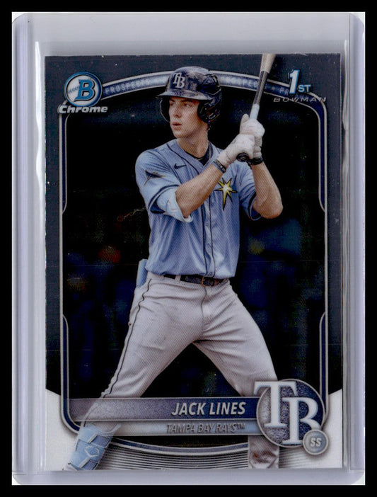 2025 Bowman #BCP-64 Jack Lines Chrome Prospects