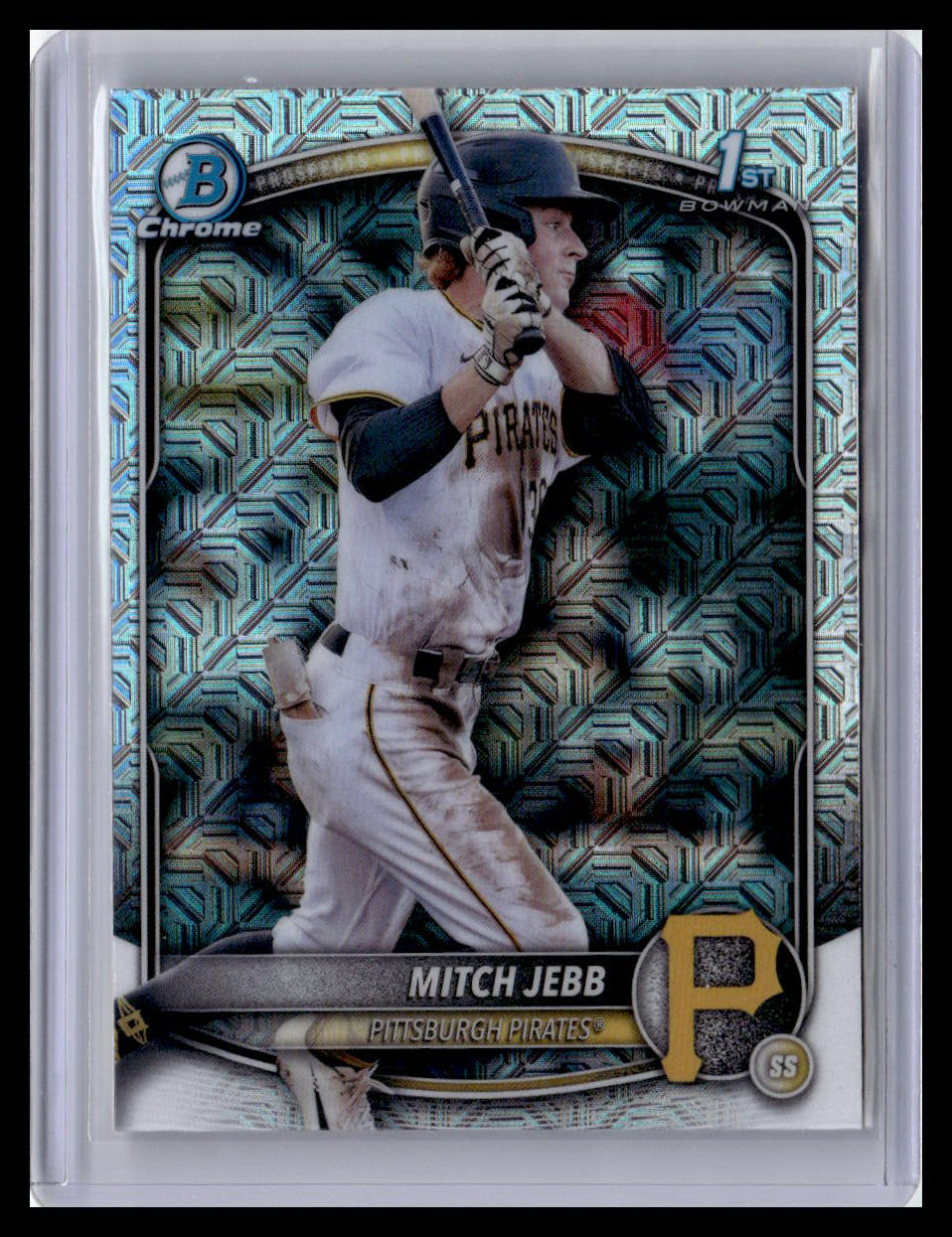 2025 Bowman #BCP-41 Mitch Jebb Chrome Prospects Mojo Refractor