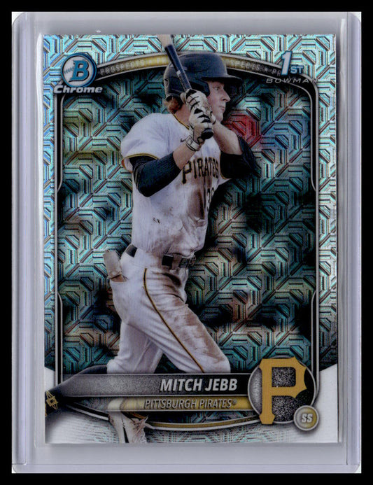 2025 Bowman #BCP-41 Mitch Jebb Chrome Prospects Mojo Refractor
