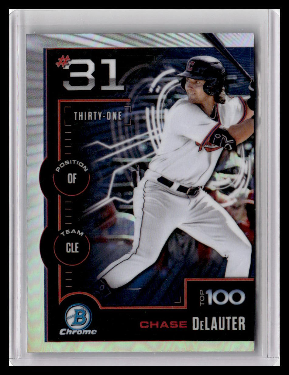 2025 Bowman #BTP-31 Chase DeLauter Bowman Scouts Top 100
