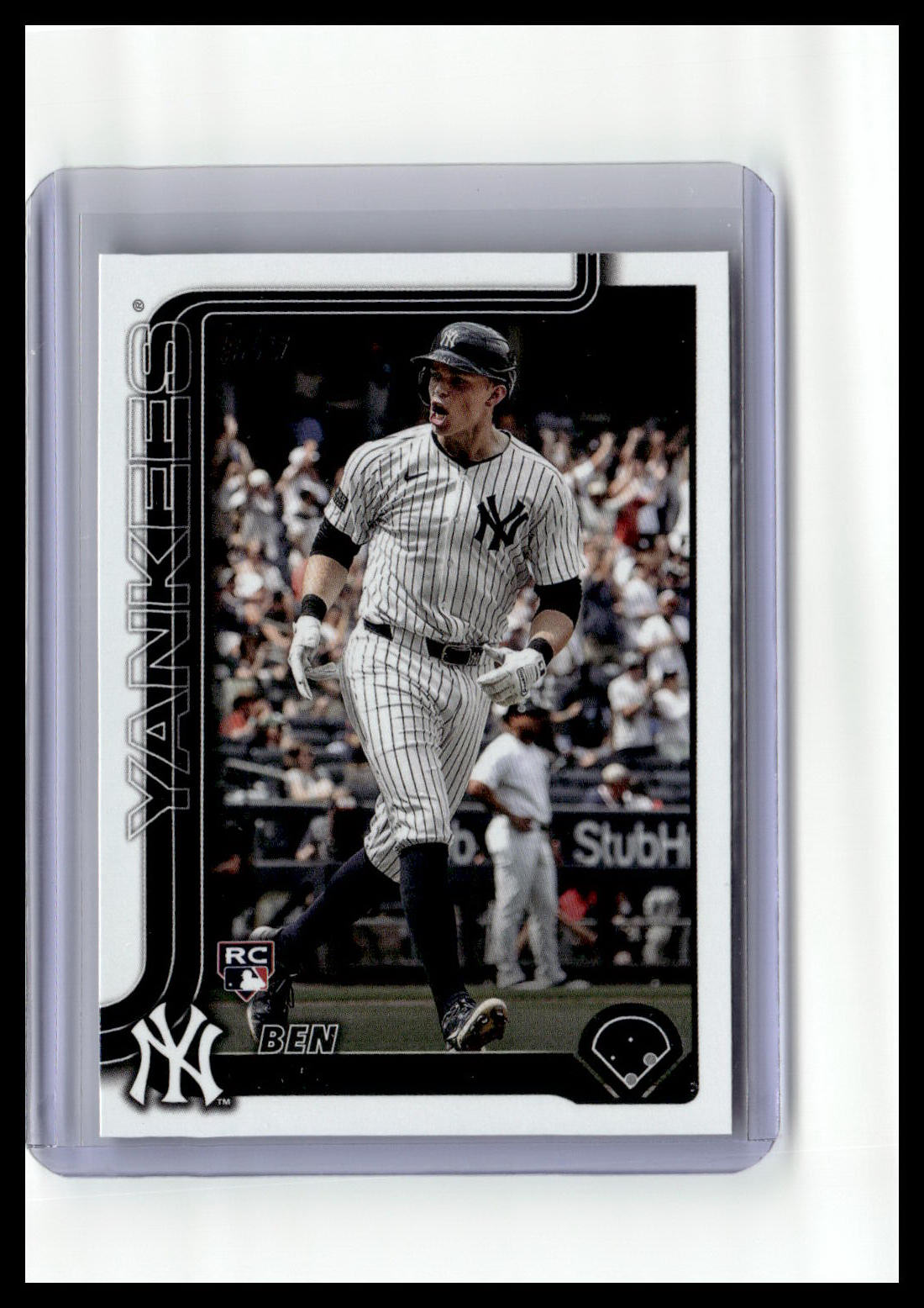 2025 Topps #337 Ben Rice Diamante Foil