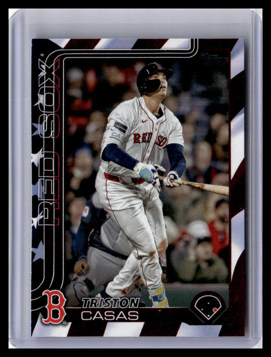2025 Topps #11 Triston Casas Independence Day #/76