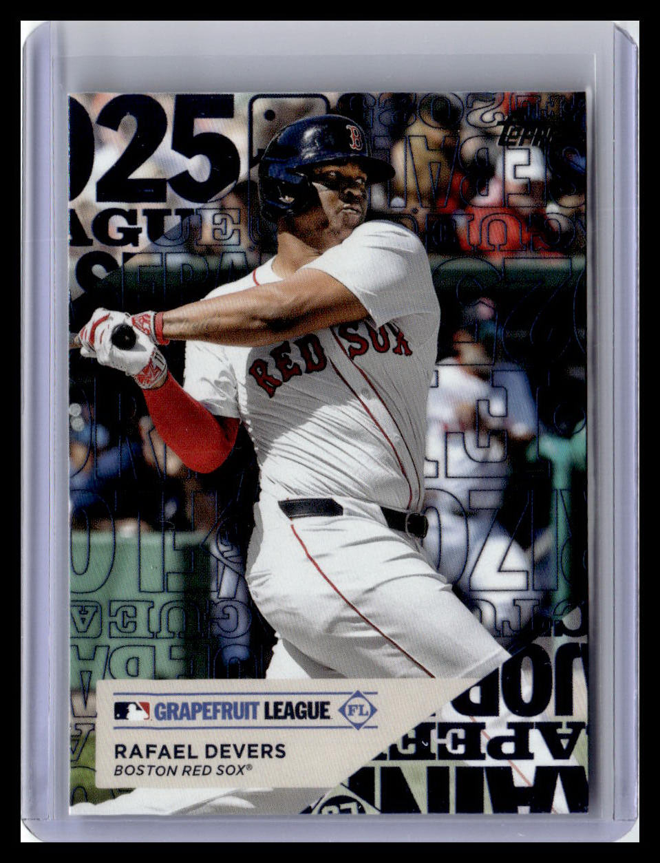 2025 Topps #TG-21 Rafael Devers Training Grounds