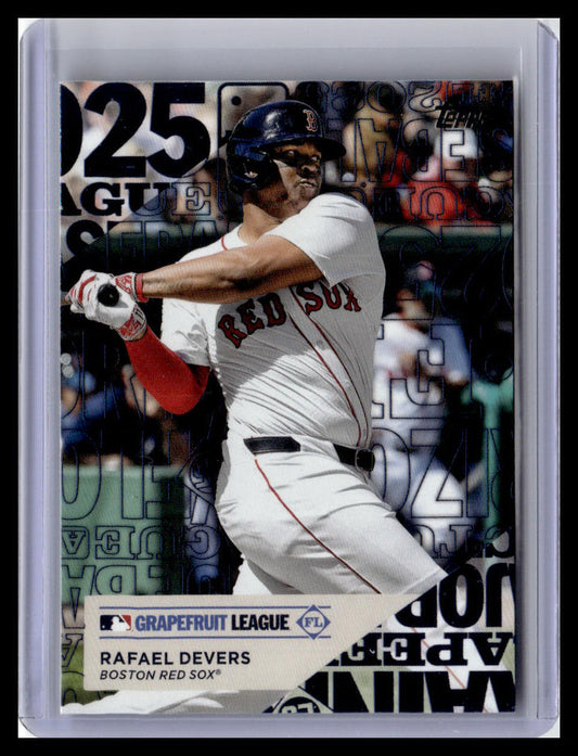 2025 Topps #TG-21 Rafael Devers Training Grounds